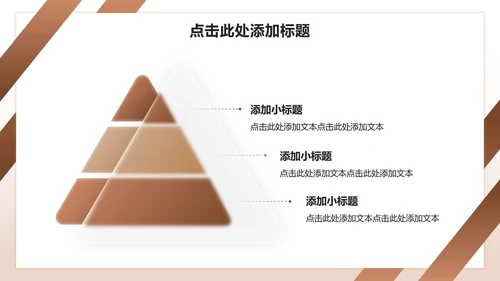 棕色渐变商务风团队成员介绍汇报PPT模板