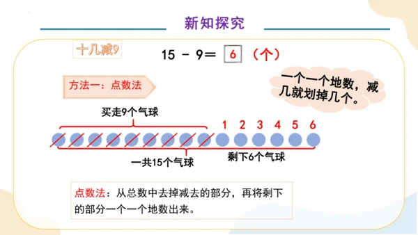 第二单元第1课时 十几减9（教学课件）一年级下册数学同步备课资料(共33张PPT)