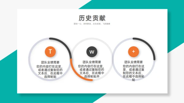 TEAM 团队合作精神通用PPT模板