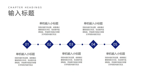 深蓝商务风企业招聘宣讲会汇报PPT模板