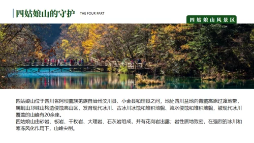 川西探秘通用PPT模板