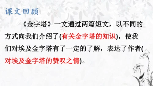 部编版语文五年级下册第七单元复习   课件