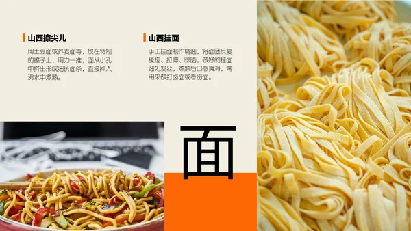 橙色拼贴风城市人文山西旅游攻略