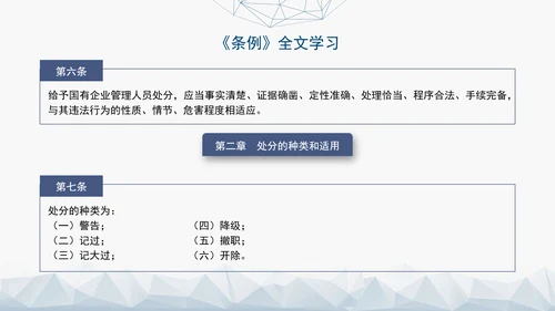 2024年新发布国有企业管理人员处分条例解读学习PPT课件