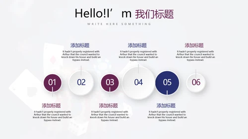 休闲娱乐扑克牌斗地主扑克比赛动态PPT