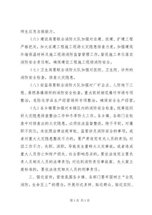 副县长在全县消防安全工作会议上的讲话.docx