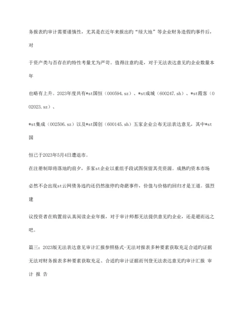 审计报告无法出具.docx