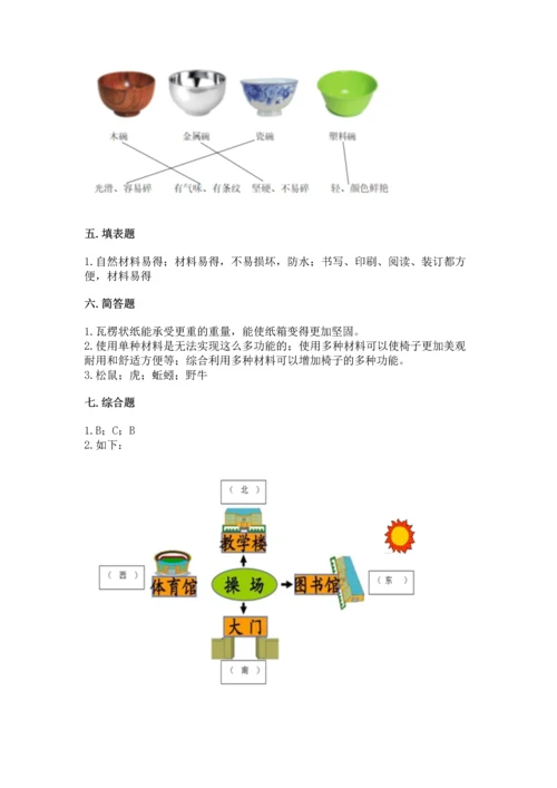 教科版二年级上册科学期末测试卷及参考答案【培优a卷】.docx