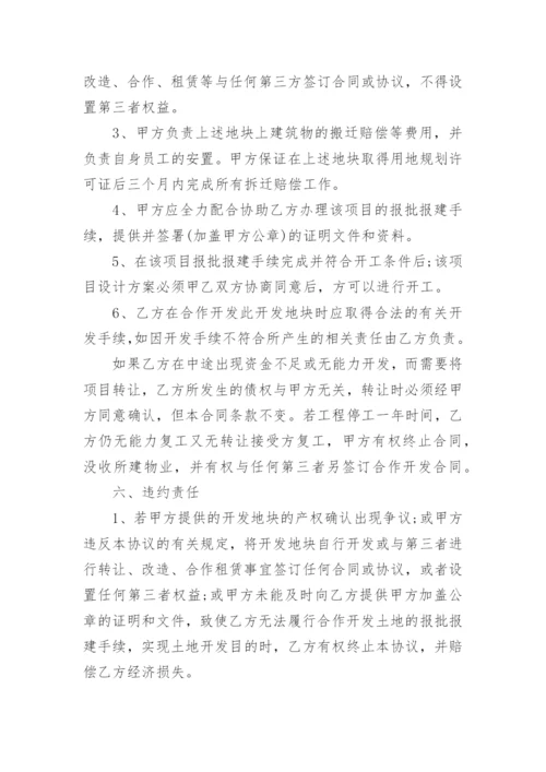 开发项目合作协议书.docx