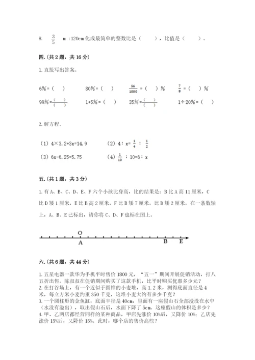 小学毕业班数学检测卷附完整答案（有一套）.docx