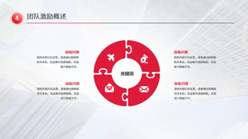 招商引资计划书红色通用PPT模板