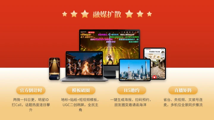 金色党政风国庆文化演出活动宣传推广PPT模版