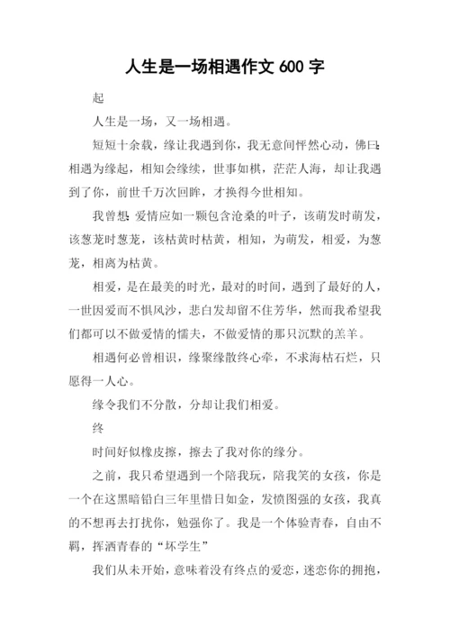 人生是一场相遇作文600字.docx
