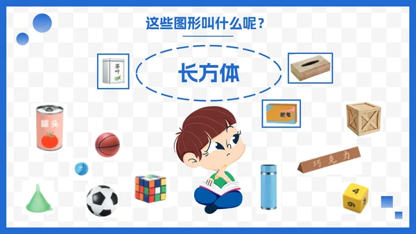 人教版一年级数学上册认识图形课件PPT模板