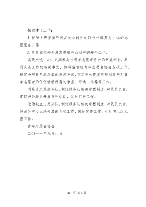 青年志愿者协会换届方案.docx