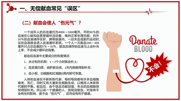 世界献血者日无偿鲜血红十字会通用PPT模板
