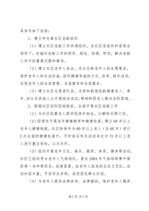 社区老龄工作规范化建设实施计划 (5).docx