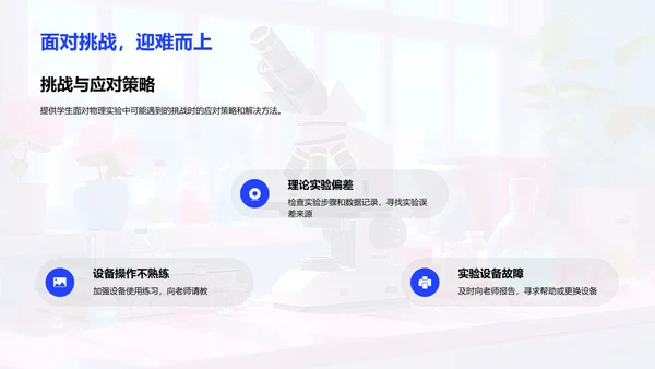 物理实验操作与分析PPT模板