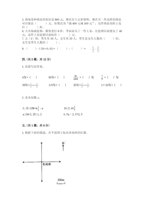 沪教版六年级数学下学期期末测试题含答案【轻巧夺冠】.docx