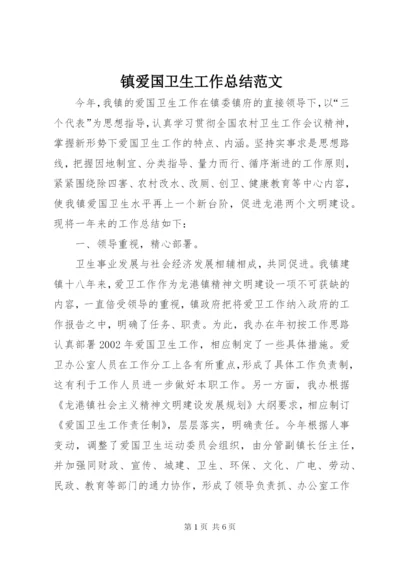 镇爱国卫生工作总结范文.docx