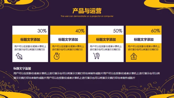 中国风中式设计云纹通用PPT模板