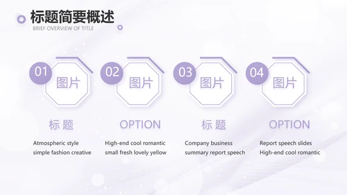 紫色梦幻医美商业计划书动态PPT