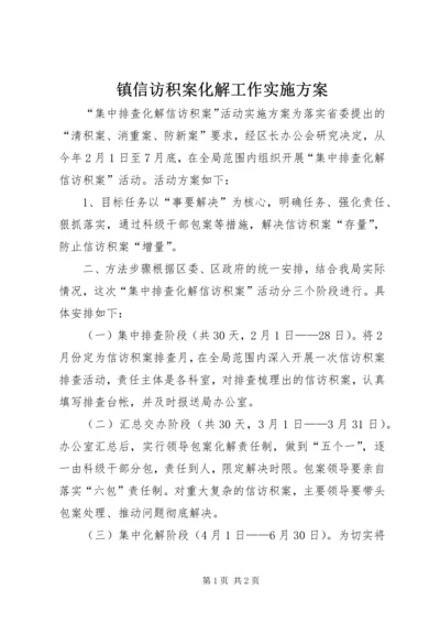 镇信访积案化解工作实施方案 (4).docx