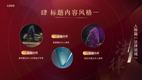 红色颁奖晚会年度盛典通用PPT模板