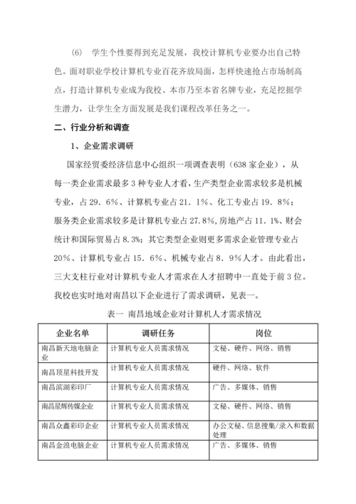 计算机及应用专业人才需求调研分析报告.docx