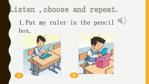 Unit 1 Classroom  Story time 课件(共23张PPT)