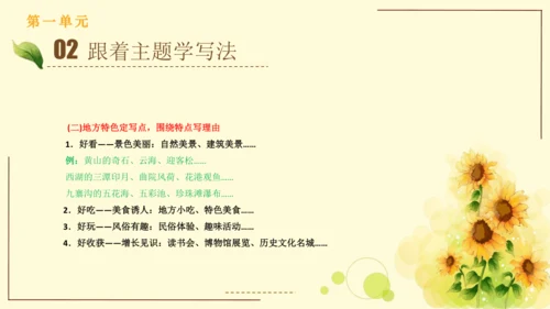 统编版语文四年级上册2024-2025学年度第一单元习作： 推荐一个好地方（课件）