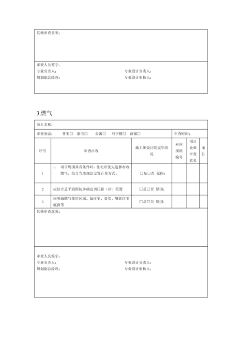 暖通空调给排水强弱电方案设计审核要点录表.docx