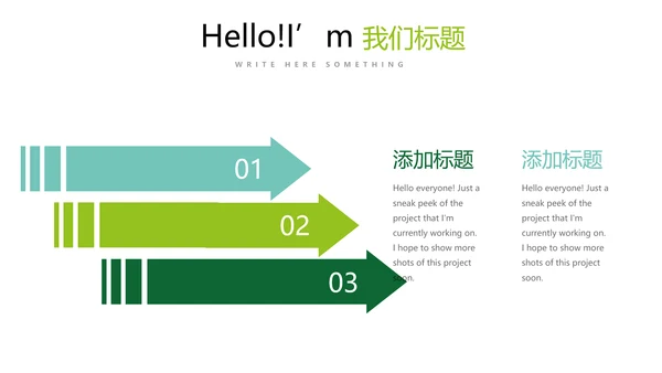 绿色小清新个人工作总结述职通用PPT动态模板