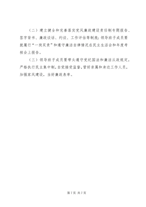 水库移民开发管理局党组XX年党风廉政建设工作要点.docx