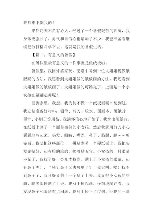 有意义的暑假作文700字.docx