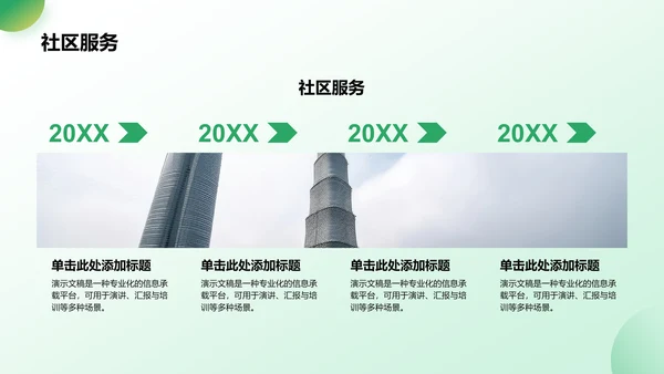 青志协学生部门介绍PPT模板