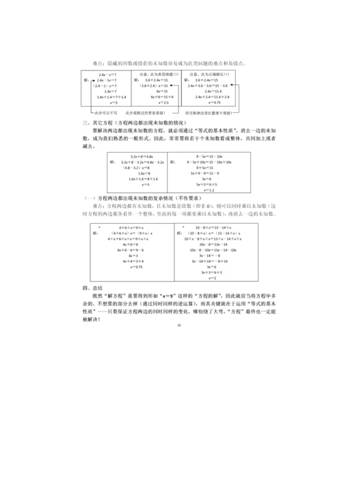 人教数学五年级上册1~7单元知识点梳理.docx