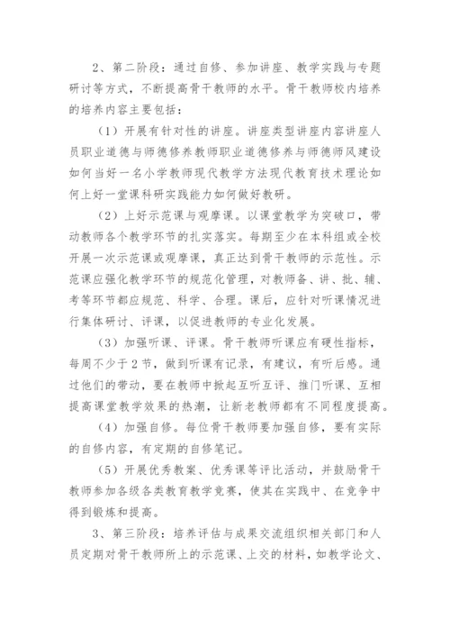 教师培训计划实施方案.docx