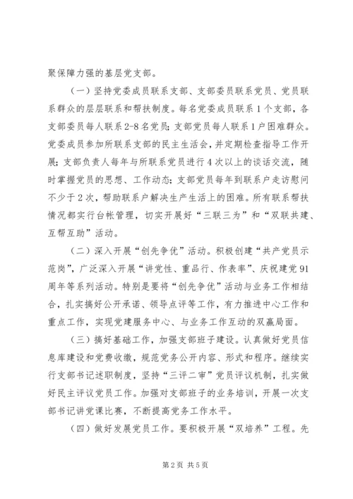 水库管理局全年党建工作打算.docx