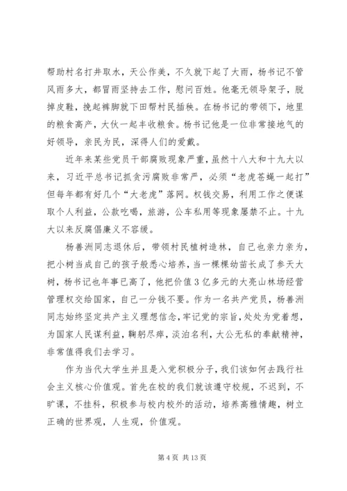 观看《杨善洲》有感5篇.docx