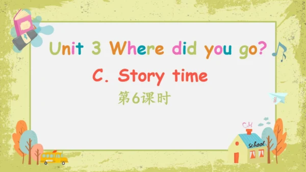 Unit 3 Where did you go  Part C  story time备课课件