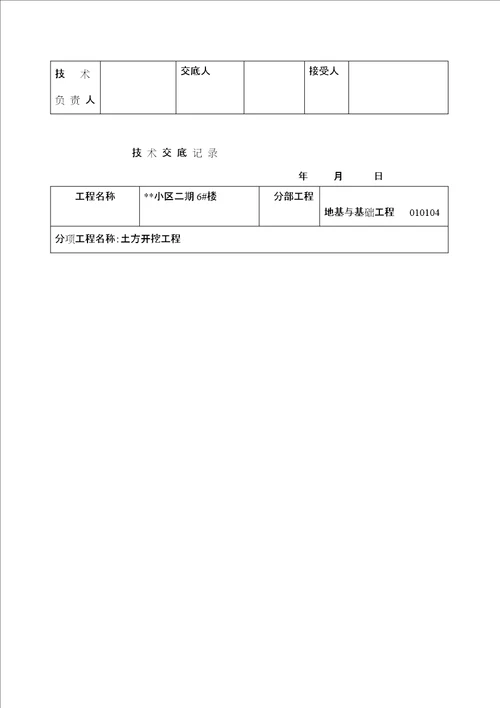 技术交底记录土建部分77个