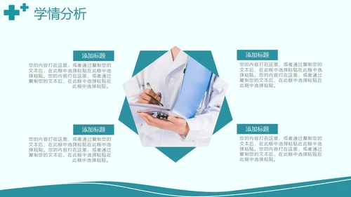 简约风绿色护理说课PPT