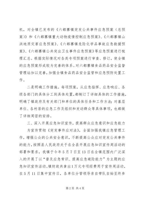 乡镇应急管理工作总结范文.docx