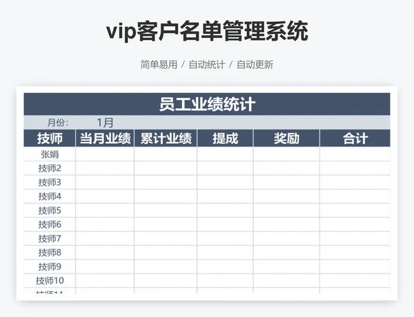 vip客户名单管理系统