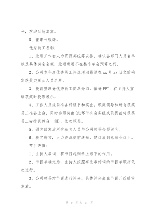 建筑公司年会策划方案5篇.docx