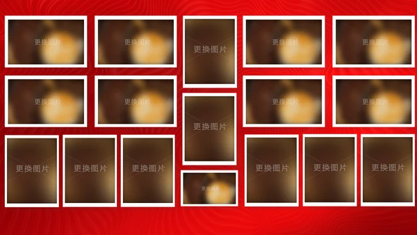 红色喜庆祝寿片头寿星寿宴庆典大寿PPT模板