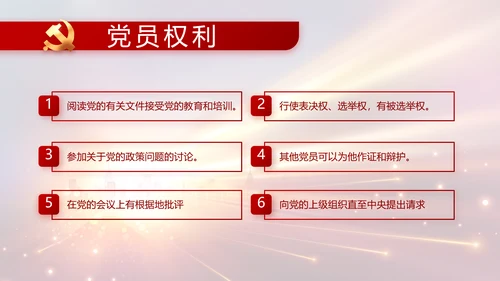 党支部党员大会年终工作总结动态PPT