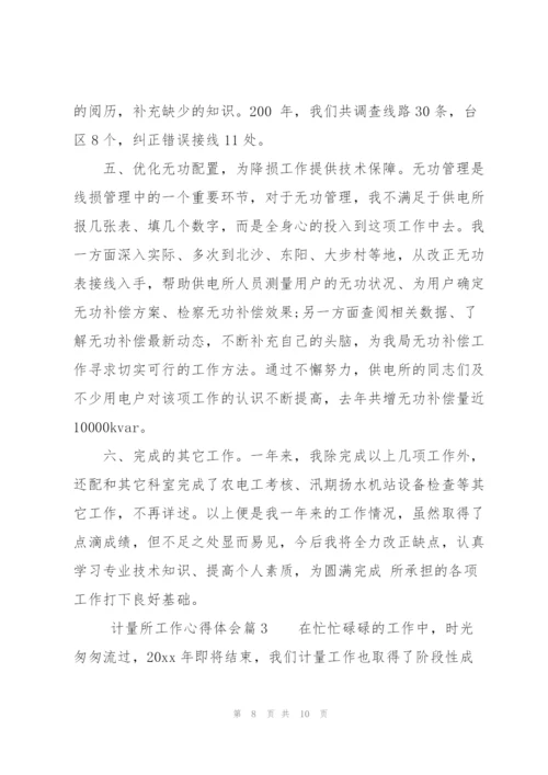 计量所工作心得体会.docx