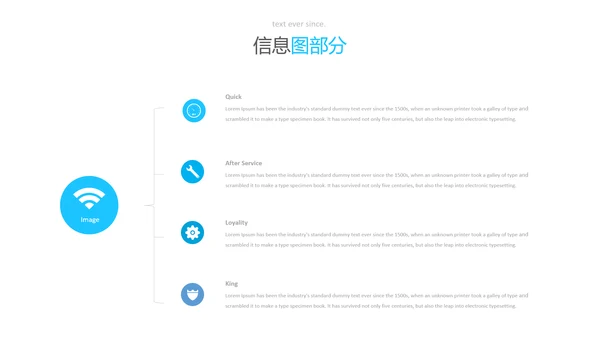 蓝色风格简洁设计公司简介商务PPT模板